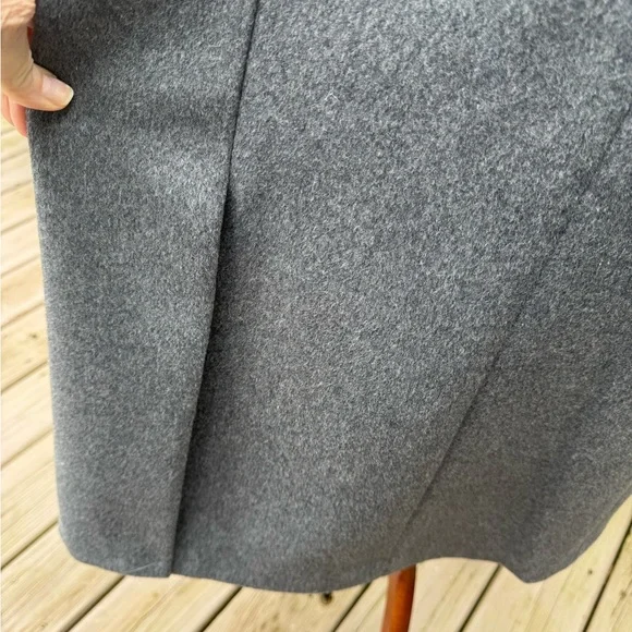 KARL LAGERFELD NWT WINTER ZIP AND SNAP COAT IN HEATHER GRAY XL - Picture 8 of 16